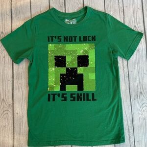 Minecraft Flip Sequin Creeper T-Shirt